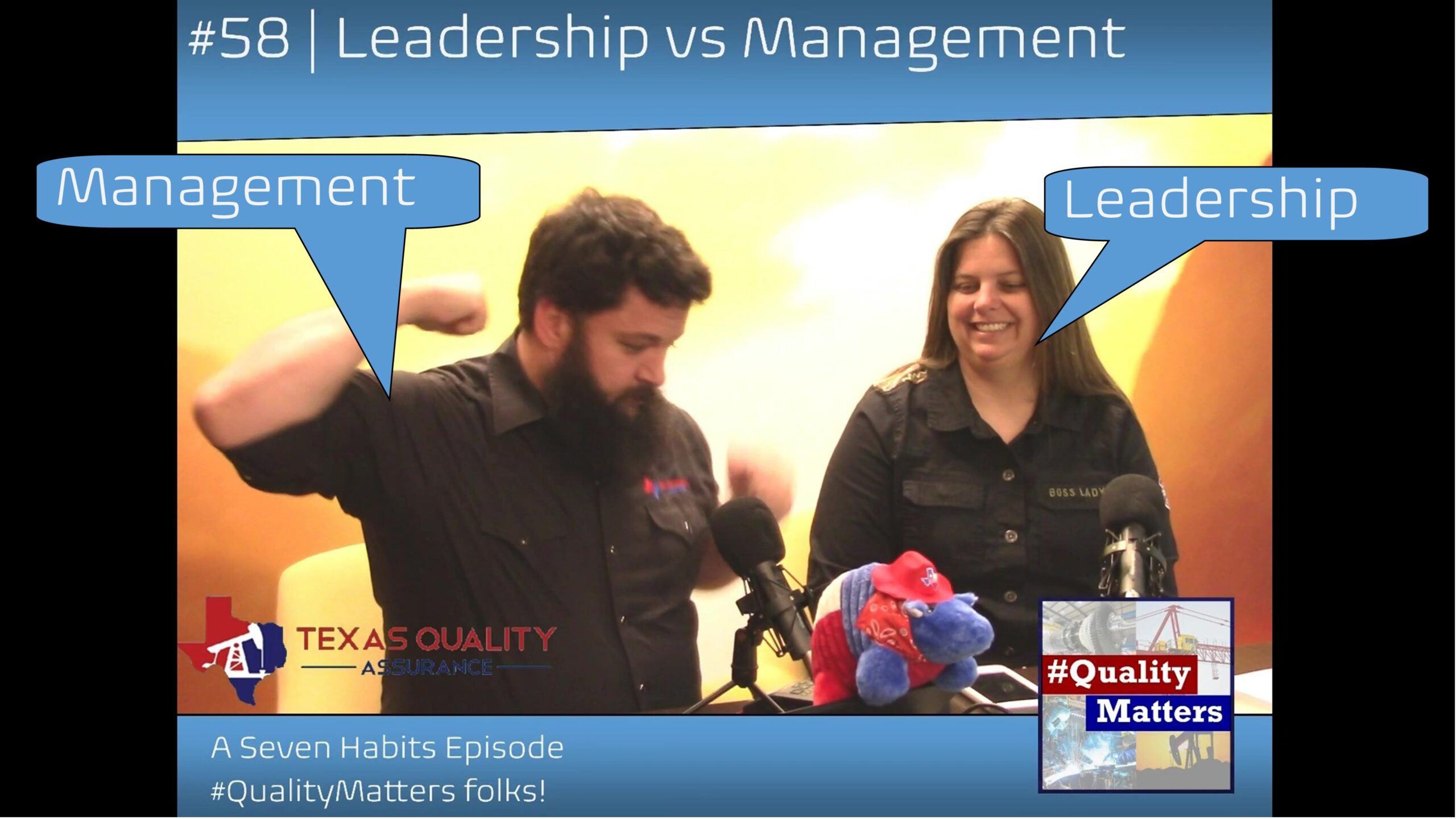Leadership vs Management - Seven Habits