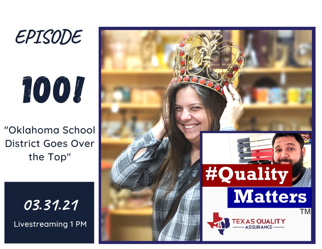 #QualityMatters Episode 100